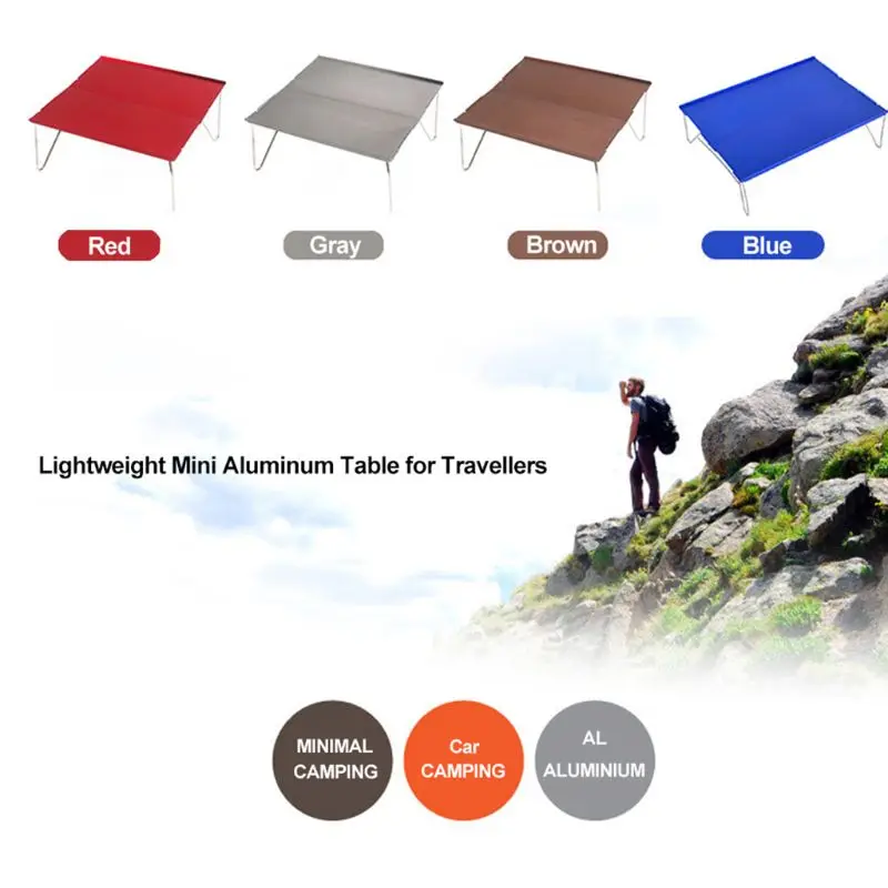 Ultralight Portable Table Hiking Camping Folding Aluminum Table Outdoor Backpacking Mini Desk with Carry Bag for Travel
Ultralight Portable Table Hiking Camping Folding Aluminum Table Outdoor Backpacking Mini Desk with Carry Bag for Travel