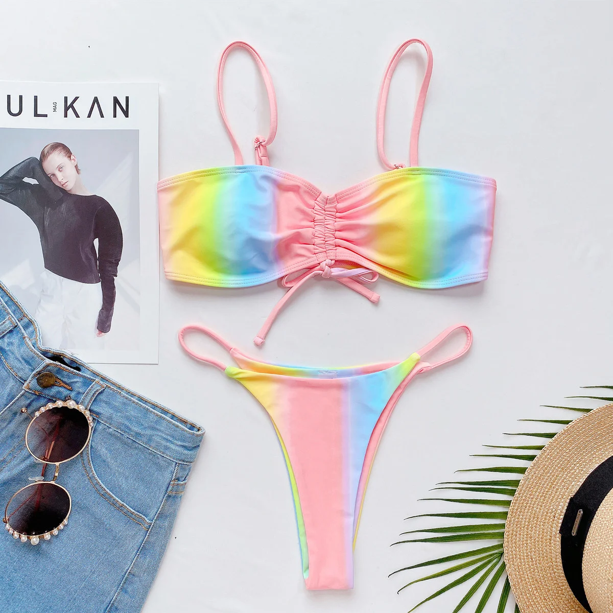 Hot Sale Bikinis Set Swimsuit Women Push Up Bikini 2021 Sexy Swimwear Halter Bandage Bathing Suit Tie-Dye Multicolor Biquini
Hot Sale Bikinis Set Swimsuit Women Push Up Bikini 2021 Sexy Swimwear Halter Bandage Bathing Suit Tie-Dye Multicolor Biquini