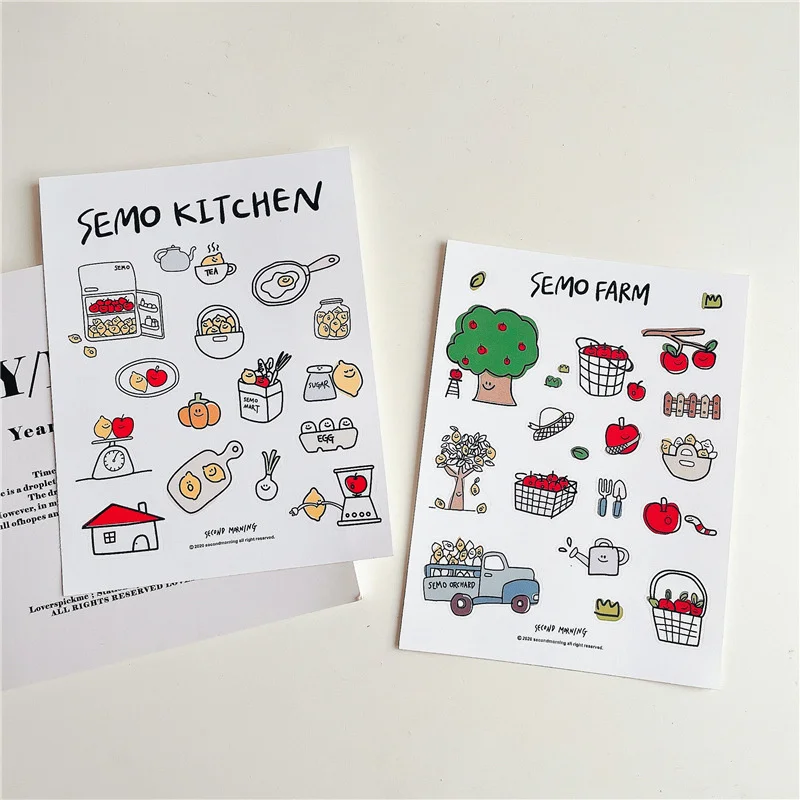 Korean Ins Cartoon Lemon Apple Cute Stickers Children Diy Collage Mobile Phone Stationery Decorative Sticker Waterproof PVC
Korean Ins Cartoon Lemon Apple Cute Stickers Children Diy Collage Mobile Phone Stationery Decorative Sticker Waterproof PVC