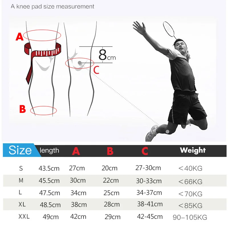 Professional S-XXL Size Upgrade Basketball Knee Pads Adults Kids Foam Anti-collision Protector knee Supports Kneepads
Professional S-XXL Size Upgrade Basketball Knee Pads Adults Kids Foam Anti-collision Protector knee Supports Kneepads