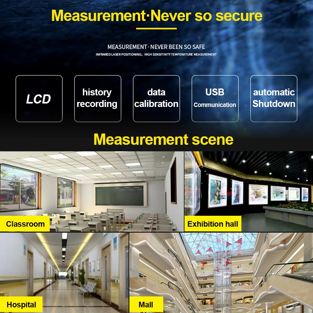 Carbon Dioxide CO2 Detector Infrared Sensor Detecting Tool Portable CO2 Tester Analyzer for Carbon Dioxide Air Quality Detector
Carbon Dioxide CO2 Detector Infrared Sensor Detecting Tool Portable CO2 Tester Analyzer for Carbon Dioxide Air Quality Detector