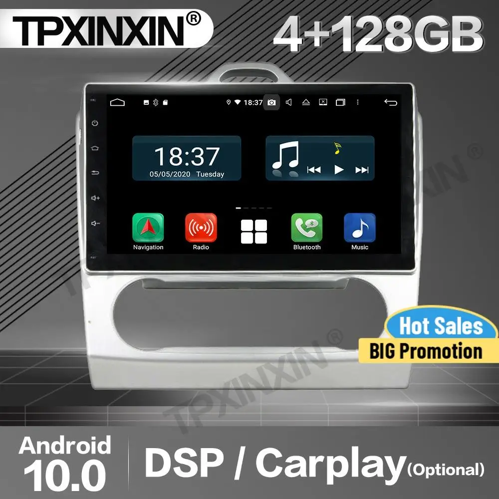 128G Carplay Car Radio 2 Din Stereo Receiver Android 10 For Ford Focus 2007-2010 2011 AT GPS Player Audio Recorder Head Unit
128G Carplay Car Radio 2 Din Stereo Receiver Android 10 For Ford Focus 2007-2010 2011 AT GPS Player Audio Recorder Head Unit