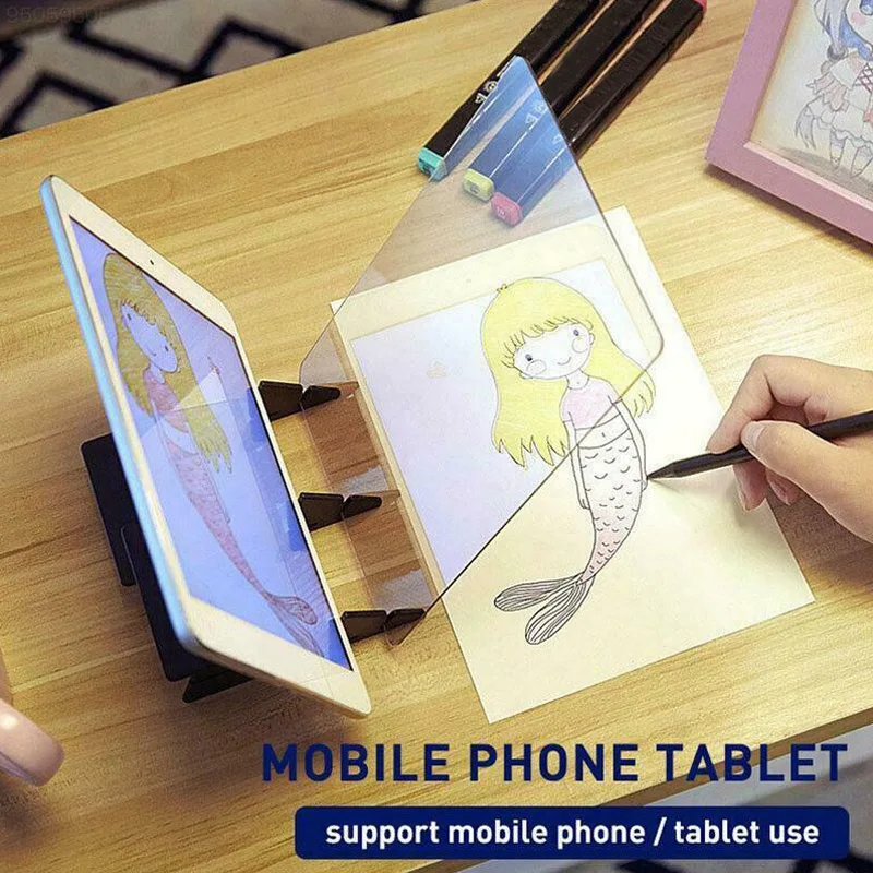 Kids LED Projection Drawing Copy Board Projector Painting Tracing Board Sketch Specular Reflection Dimming Bracket Holder
Kids LED Projection Drawing Copy Board Projector Painting Tracing Board Sketch Specular Reflection Dimming Bracket Holder