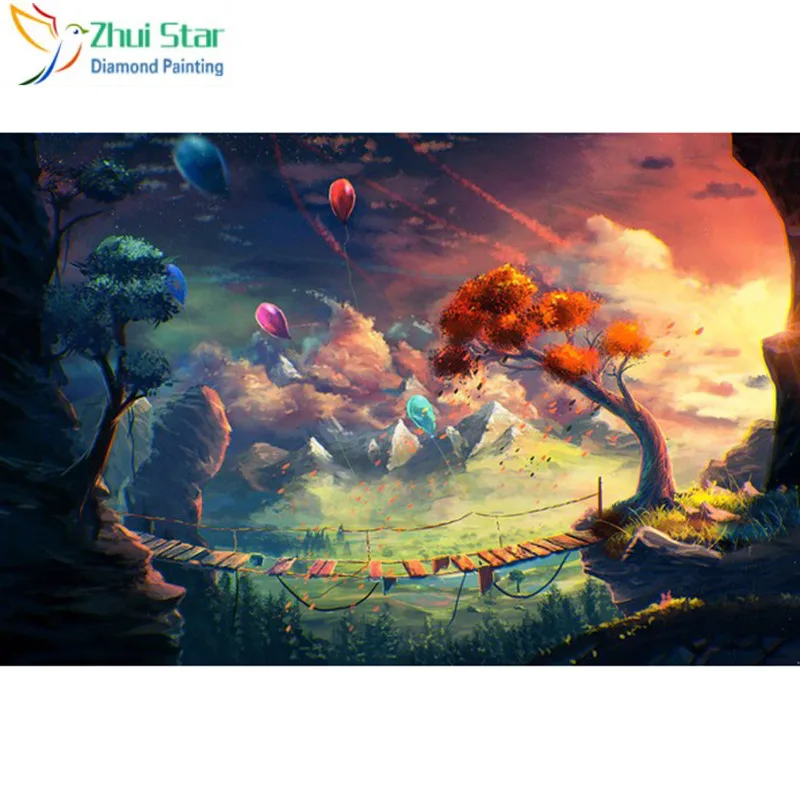 Zhui star Full Square 5D DIY Diamond Painting "Color bridge" Embroidery Cross Stitch Mosaic Home Decor Gif WDY
Zhui star Full Square 5D DIY Diamond Painting "Color bridge" Embroidery Cross Stitch Mosaic Home Decor Gif WDY