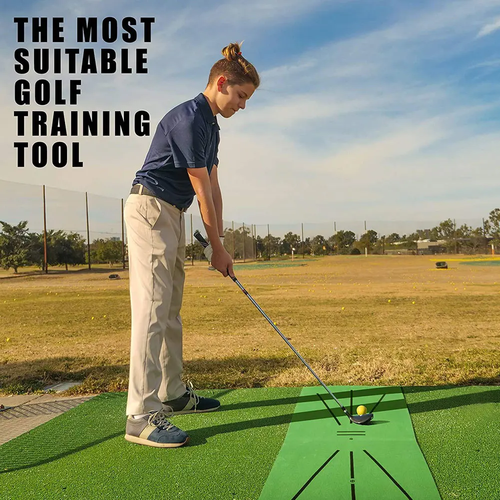 Golf Training Mat Golf Hitting Mat Durable Portable Golf Putting Practice Aids Equipment For Yard Garden Grassland Practice
Golf Training Mat Golf Hitting Mat Durable Portable Golf Putting Practice Aids Equipment For Yard Garden Grassland Practice