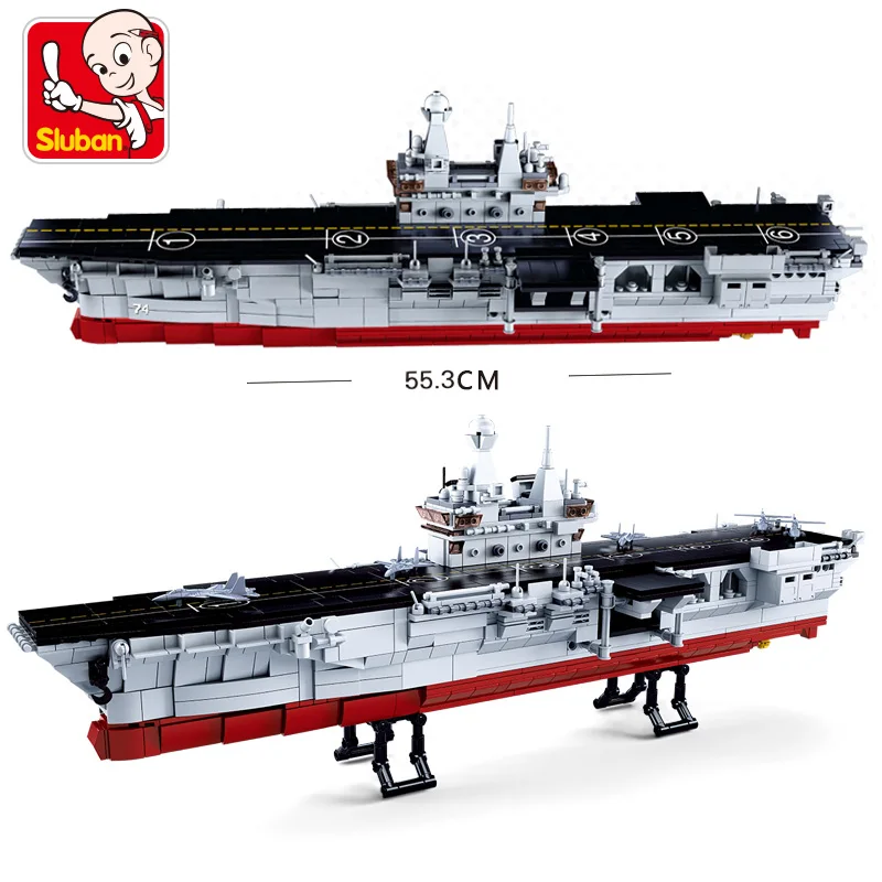 Sluban military navy Ship boat sets building kit blocks kids toys brick aircrafted carrier creator DIY army warship submarine
Sluban military navy Ship boat sets building kit blocks kids toys brick aircrafted carrier creator DIY army warship submarine