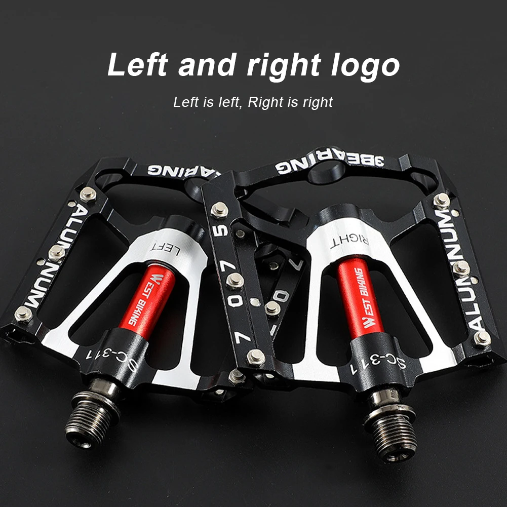 3 Bearings Bicycle Pedals Ultralight Anti-slip CNC Road MTB Bike Pedal Cycling Sealed Bearing Mountain Bike Pedals Accessories
3 Bearings Bicycle Pedals Ultralight Anti-slip CNC Road MTB Bike Pedal Cycling Sealed Bearing Mountain Bike Pedals Accessories