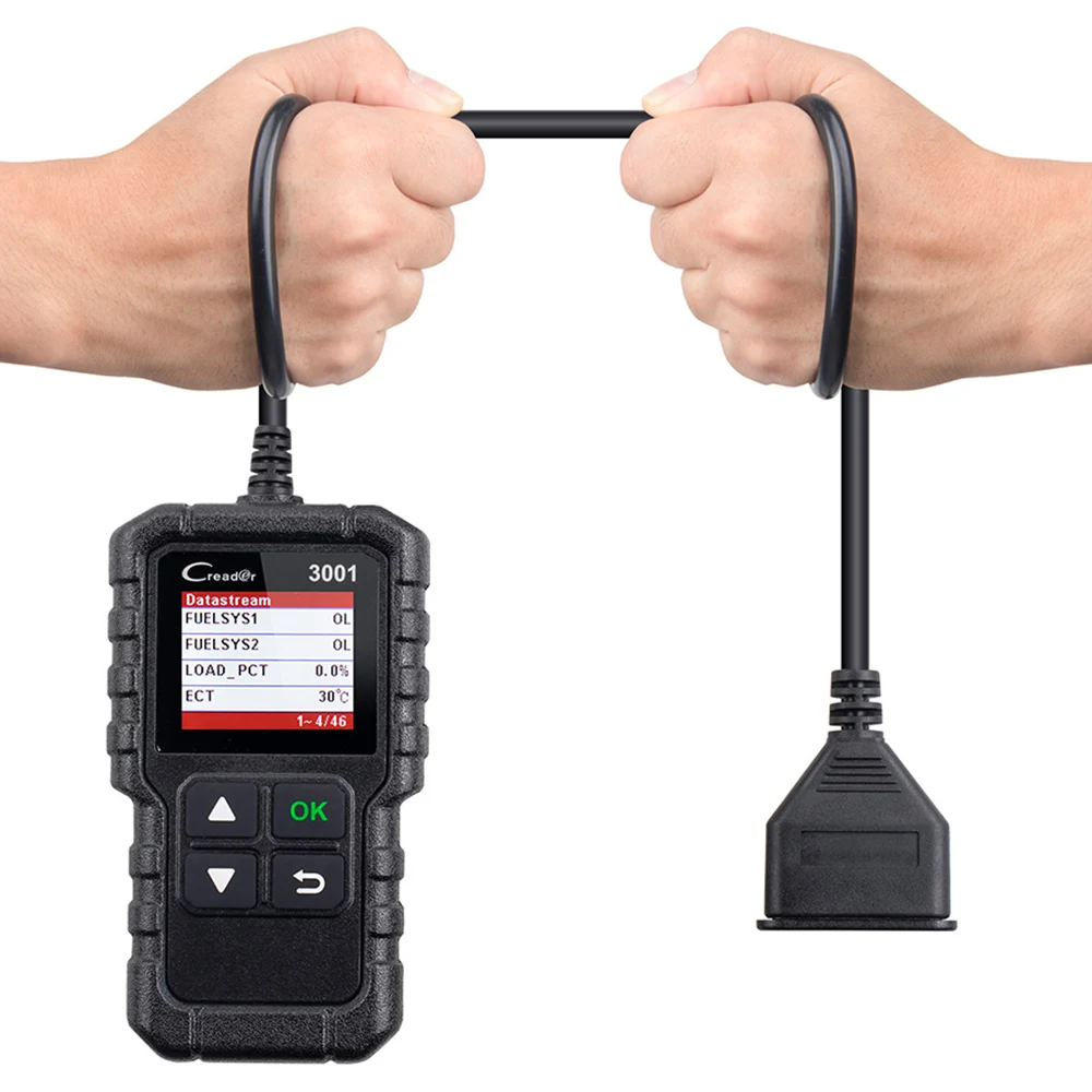 Diagnostic Testing Tool CREADER Car Diagnostic Scanner Universal OBD2 Erase Reset Fault Codes Reader Automotive Engine
Diagnostic Testing Tool CREADER Car Diagnostic Scanner Universal OBD2 Erase Reset Fault Codes Reader Automotive Engine
