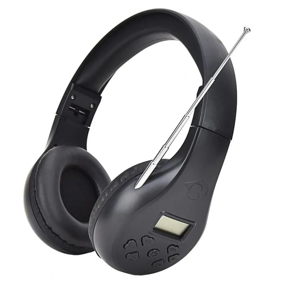 HRD-600 Wireless Headphone Foldable LCD Display 3.5mm Portable FM Headset with External Antenna
HRD-600 Wireless Headphone Foldable LCD Display 3.5mm Portable FM Headset with External Antenna