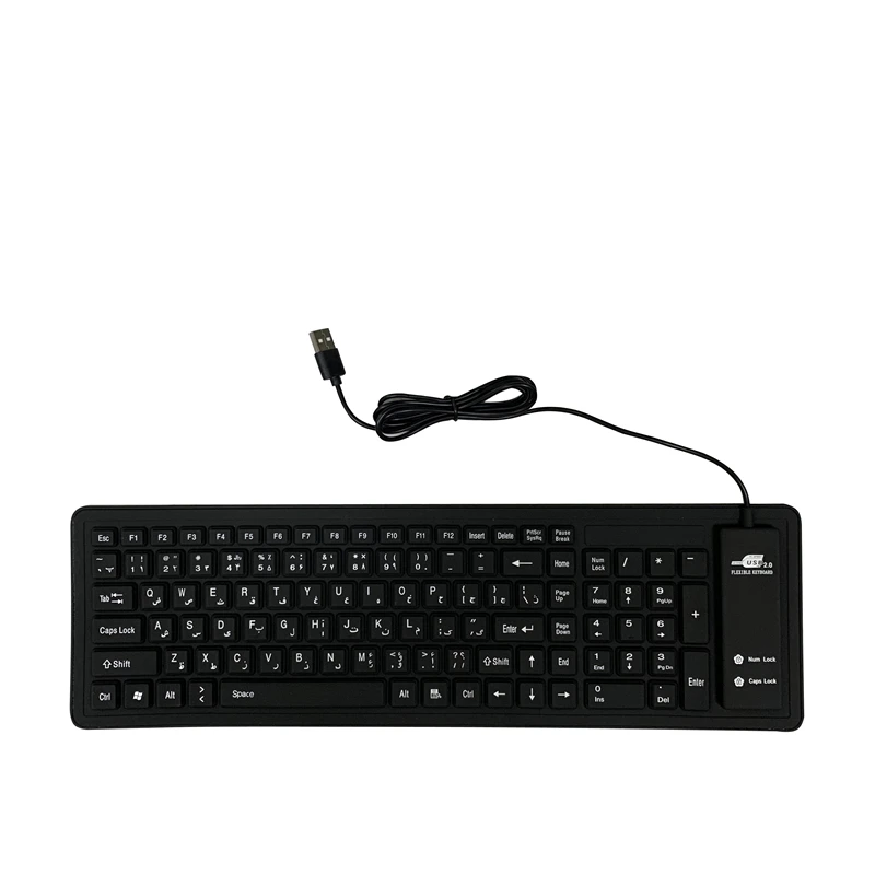 2021 portable multilingual soft keyboard French Russian Spanish Korean Arabic wired silicone keyboard desktop notebook
2021 portable multilingual soft keyboard French Russian Spanish Korean Arabic wired silicone keyboard desktop notebook