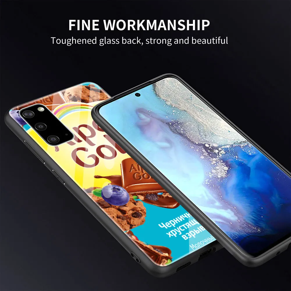 Chocolate Food RU Glass Case For Samsung Galaxy S20 FE S21 S10 S9 S8 Plus Note 20 Ultra 10 Lite 9 Tempered Phone Capas
Chocolate Food RU Glass Case For Samsung Galaxy S20 FE S21 S10 S9 S8 Plus Note 20 Ultra 10 Lite 9 Tempered Phone Capas