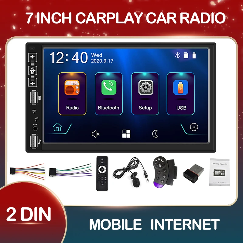 2 Din Car Radio FM/USB/AUX Mirror link MP5 Player Stereo 7" GPS Bluetooth Autoradio Car Multimedia Stereo
2 Din Car Radio FM/USB/AUX Mirror link MP5 Player Stereo 7" GPS Bluetooth Autoradio Car Multimedia Stereo