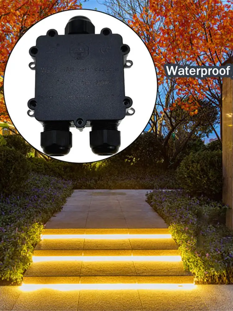 IP68 Waterproof Junction Box Plastic Cable Connector Universal Electrical Project Enclosure For Connecting Lamps And Lanterns
IP68 Waterproof Junction Box Plastic Cable Connector Universal Electrical Project Enclosure For Connecting Lamps And Lanterns