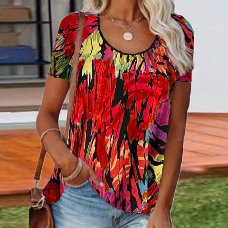 Women Tshirt Elegant Sexy Summer Element Personality Doodle Casual Loose Short Sleeve O-neck Pullovers Top Fashion Street Tee
Women Tshirt Elegant Sexy Summer Element Personality Doodle Casual Loose Short Sleeve O-neck Pullovers Top Fashion Street Tee
