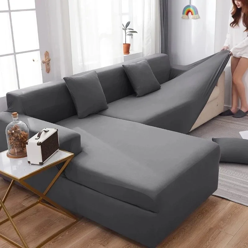 Solid Color Corner Sofa Covers For Living Room Elastic Spandex Slipcovers Couch Cover Stretch Sofa Towel L Shape Need Buy 2Piece
Solid Color Corner Sofa Covers For Living Room Elastic Spandex Slipcovers Couch Cover Stretch Sofa Towel L Shape Need Buy 2Piece