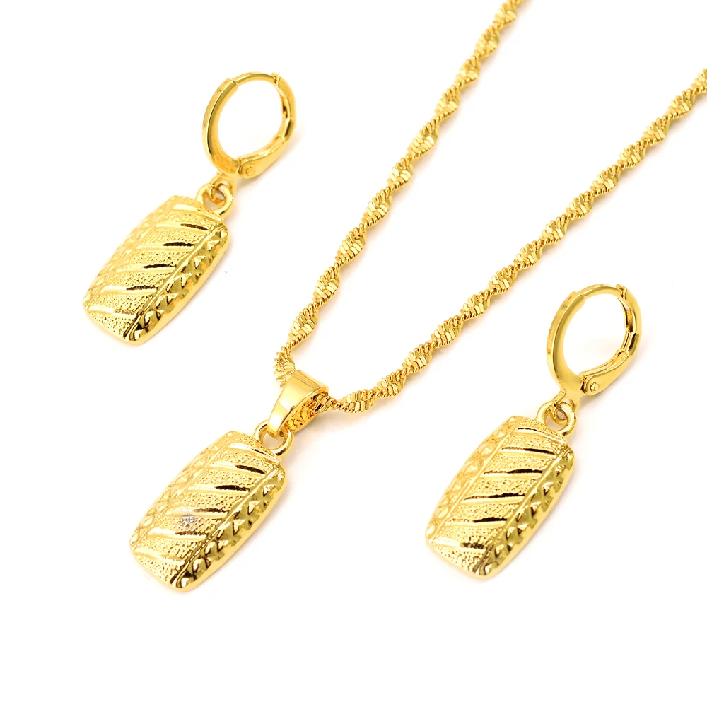 Bangrui New african Gold Color Women Jewelry Romantic Wedding Jewelry Sets Square geometric pendant earrings girls kids gift
Bangrui New african Gold Color Women Jewelry Romantic Wedding Jewelry Sets Square geometric pendant earrings girls kids gift