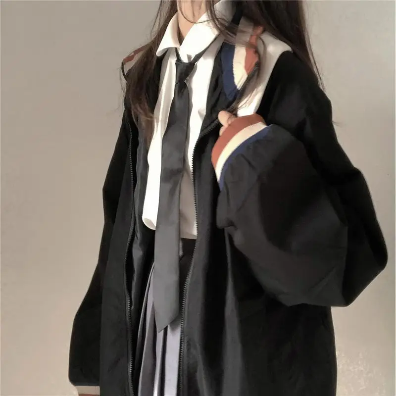 Женская куртка varsity для женщин, весна-осень, новинка, эстетические свободные разноцветные корейские пальто в стиле преппи в стиле Харадзюку ...
Женская куртка varsity для женщин, весна-осень, новинка, эстетические свободные разноцветные корейские пальто в стиле преппи в стиле Харадзюку ...