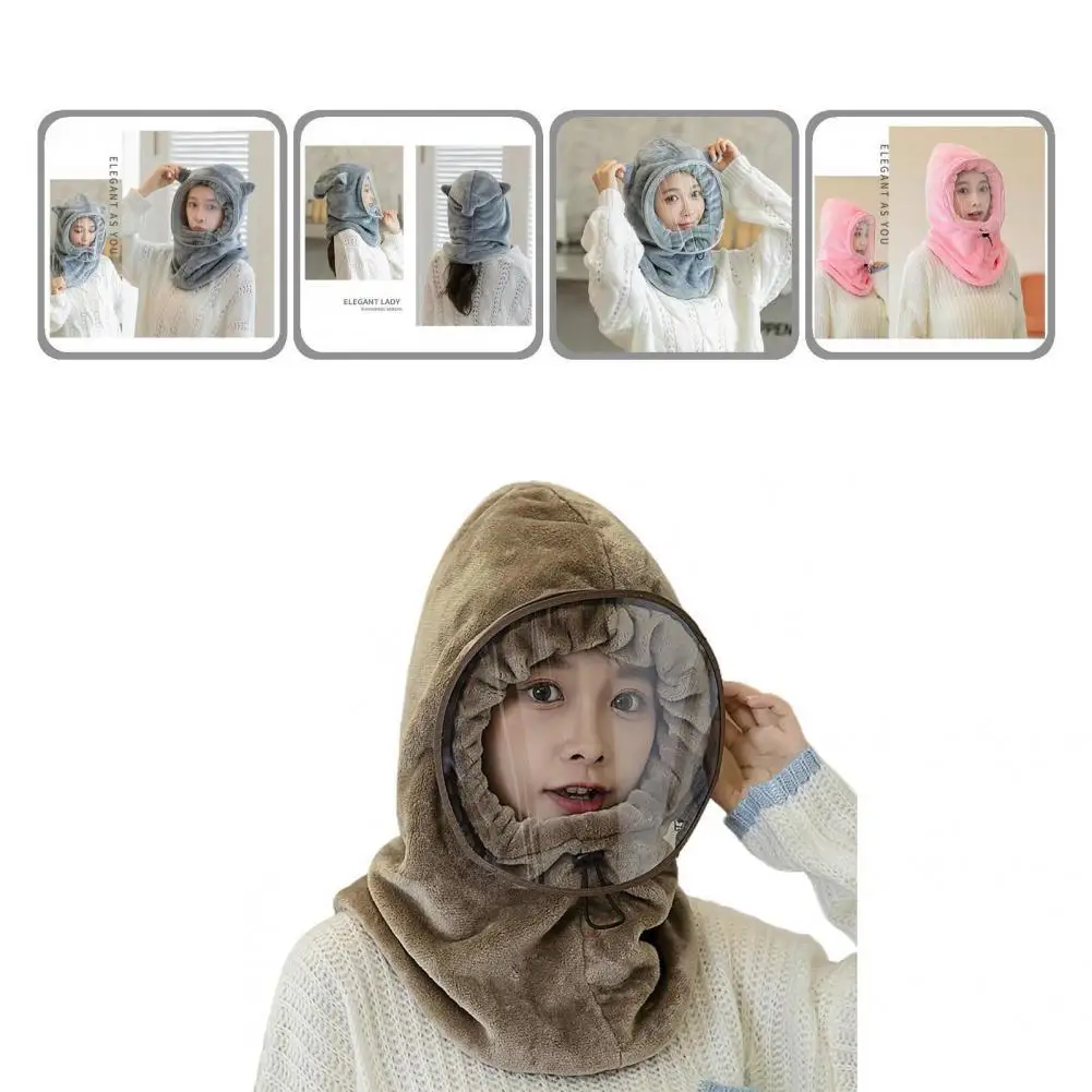 Однотонный модный флисовый женский головной убор с капюшоном гибкий женский головной убор легкий для друзей 
Однотонный модный флисовый женский головной убор с капюшоном гибкий женский головной убор легкий для друзей