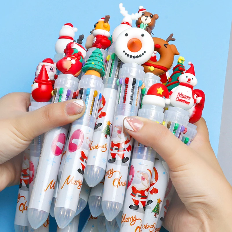 6/10 Colors Cute Christmas Ballpoint Pen Kawaii Santa Claus 0.5MM Ball Pen Novelty Rollerball Pen Gift School Office Stationery
6/10 Colors Cute Christmas Ballpoint Pen Kawaii Santa Claus 0.5MM Ball Pen Novelty Rollerball Pen Gift School Office Stationery