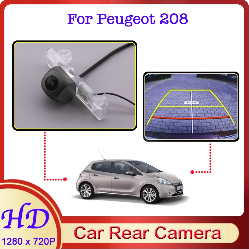 Автомобильная камера заднего вида «рыбий глаз» для Peugeot 208 2012 ~ 2022, HD камера заднего вида с функцией ночного видения, 720P
Автомобильная камера заднего вида «рыбий глаз» для Peugeot 208 2012 ~ 2022, HD камера заднего вида с функцией ночного видения, 720P