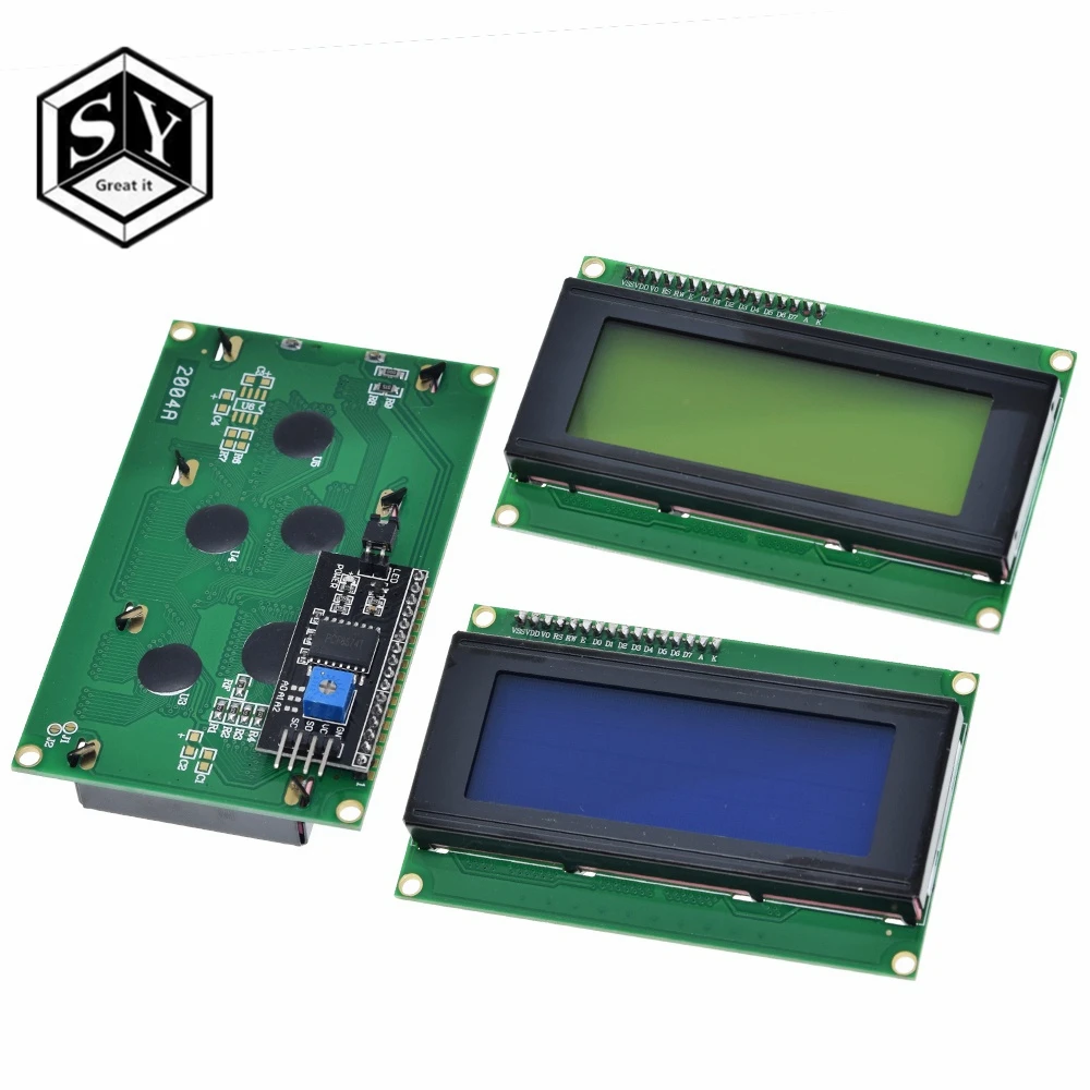 Модуль адаптера последовательного интерфейса для модуля Arduino, 1 шт., ЖК-дисплей 2004 + I2C 2004, 20x4 2004A, синий экран HD44780, ЖК-дисплей/w IIC/I2C
Модуль адаптера последовательного интерфейса для модуля Arduino, 1 шт., ЖК-дисплей 2004 + I2C 2004, 20x4 2004A, синий экран HD44780, ЖК-дисплей/w IIC/I2C