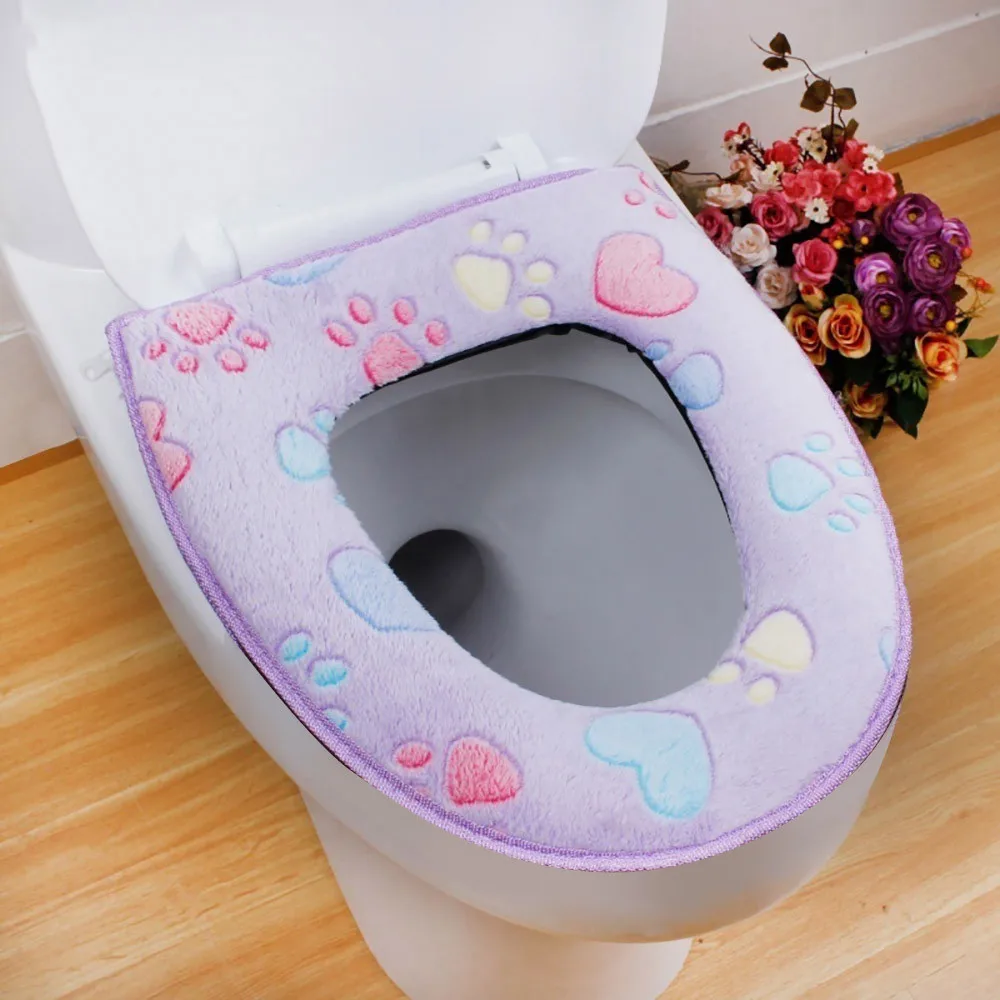 Bathroom Warmer Toilet Seat Cloth Soft Closestool Washable Lid Top Cover Pad Thickened cat paw toilet seat bathroom supplies
Bathroom Warmer Toilet Seat Cloth Soft Closestool Washable Lid Top Cover Pad Thickened cat paw toilet seat bathroom supplies