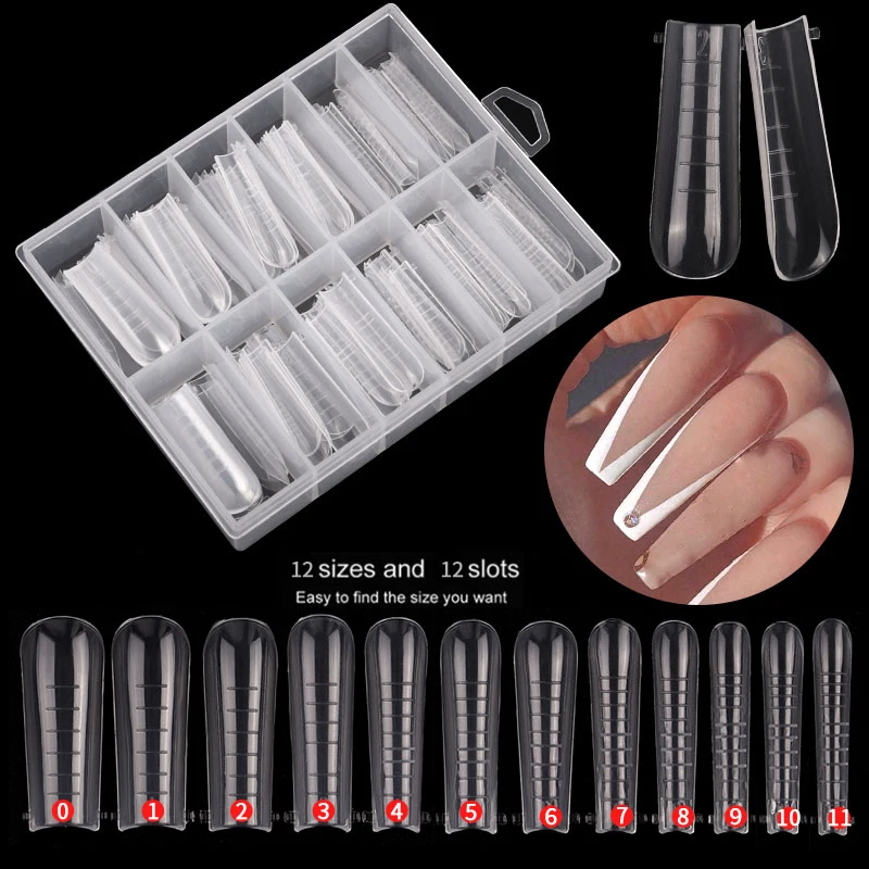 120Pcs Ballerina Quick Building Mold Tips Nail Dual Forms with Scale Finger Extension Nail Art UV Builder Poly Nail Gel Tools
120Pcs Ballerina Quick Building Mold Tips Nail Dual Forms with Scale Finger Extension Nail Art UV Builder Poly Nail Gel Tools