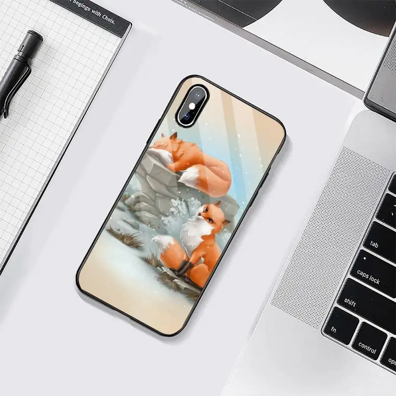Cute Fox In Autumn leaves forest Phone Case Tempered glass For iphone 6 6S 7 8 plus X XS XR 11 12 mini PRO MAX
Cute Fox In Autumn leaves forest Phone Case Tempered glass For iphone 6 6S 7 8 plus X XS XR 11 12 mini PRO MAX