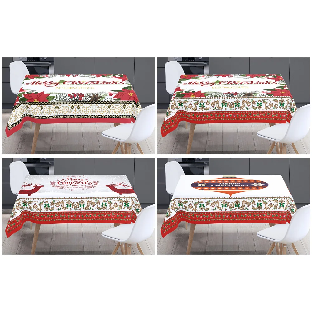 Rectangle Christmas Table Cloth Waterproof Fabric Table Cover Tablecloth Party Holiday Home Tabletop Indoor Outdoor Decor
Rectangle Christmas Table Cloth Waterproof Fabric Table Cover Tablecloth Party Holiday Home Tabletop Indoor Outdoor Decor