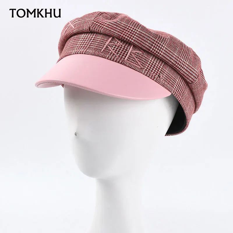 New Beret Hat Women Vintage Bonnet Thick Warm Beret Hat With Leather Brim Soft Winter Letter Embroidery Pink Hats For Women
New Beret Hat Women Vintage Bonnet Thick Warm Beret Hat With Leather Brim Soft Winter Letter Embroidery Pink Hats For Women