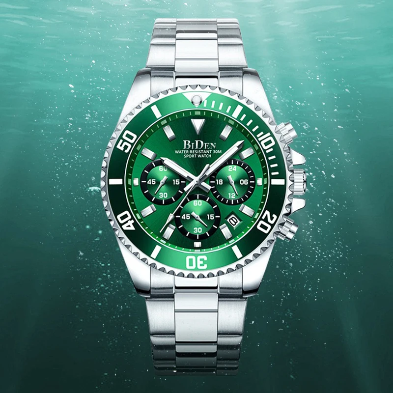 BIDEN 2021 New Luxury Watches Mens Top Brand Casual Waterproof Chronograph Quartz Men's Sport Steel Watch relogio masculino
BIDEN 2021 New Luxury Watches Mens Top Brand Casual Waterproof Chronograph Quartz Men's Sport Steel Watch relogio masculino