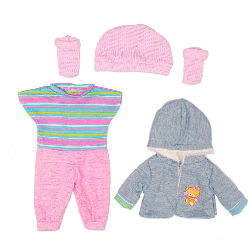 2021 Baby New Born Fit 17 inch 43cm Doll Accessories Winter Suit Doll ClothesFor Baby Gift
2021 Baby New Born Fit 17 inch 43cm Doll Accessories Winter Suit Doll ClothesFor Baby Gift