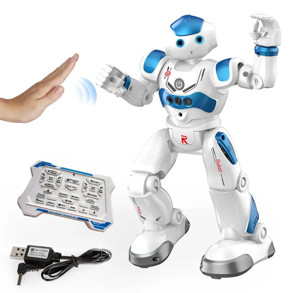 Intelligent Early Education Remote Control Robot Puzzle Boy Children's Toy Gesture Induction Usb Charging
Intelligent Early Education Remote Control Robot Puzzle Boy Children's Toy Gesture Induction Usb Charging