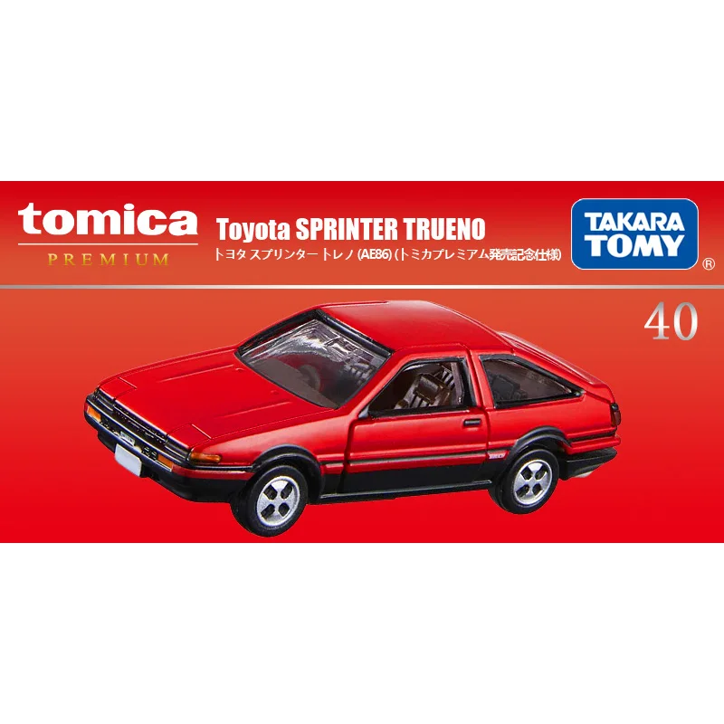 

Модель автомобиля Tomy Tomica Mini из сплава, модель автомобиля Toyota Sprinter Trueno Tp40 Ae86, красная модель автомобиля под давлением, модель 162575