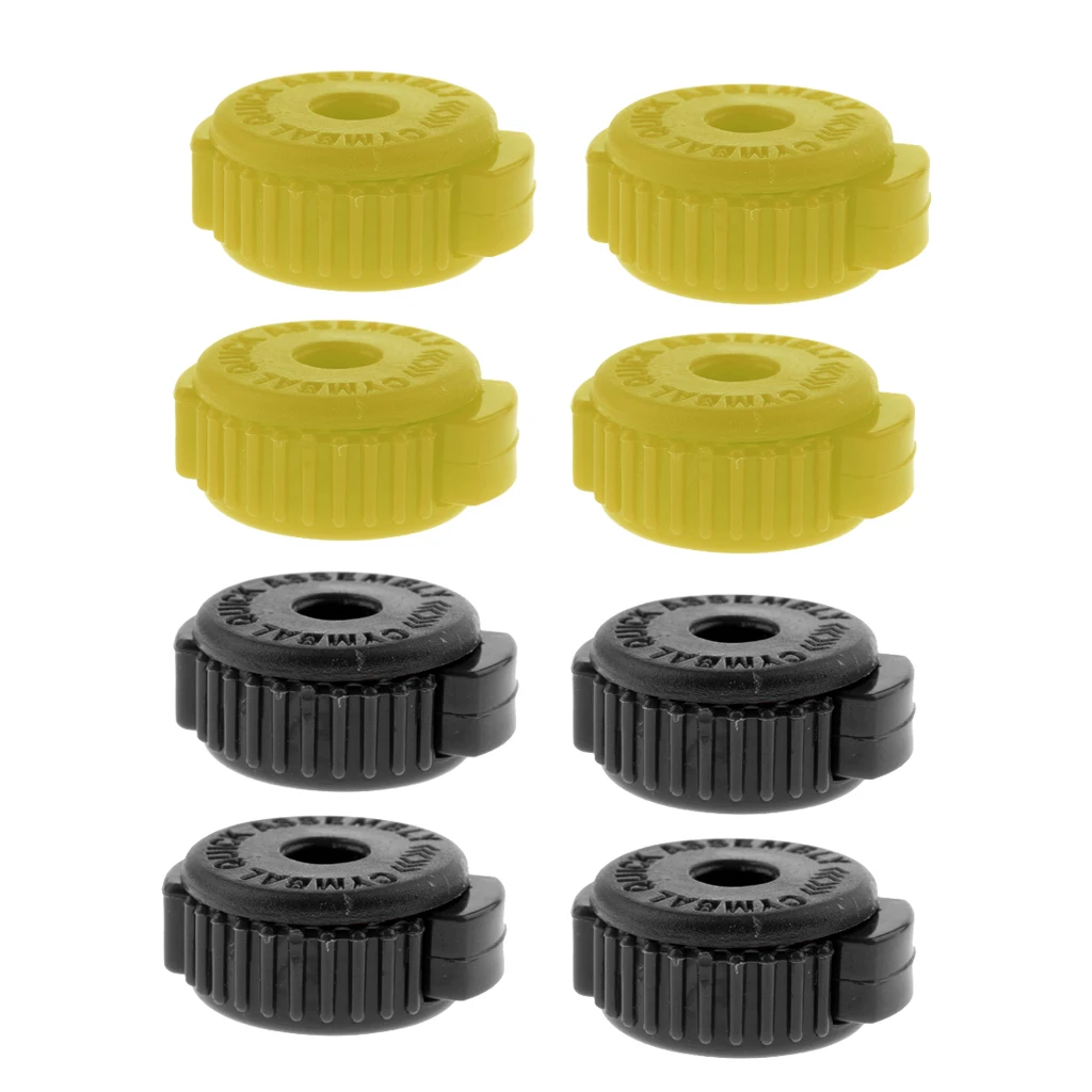 8x ABS пластик Quick Release Cymbal Mate, запасные части для набора барабанов, идеально подходит для барабанщика музыкального представления
8x ABS пластик Quick Release Cymbal Mate, запасные части для набора барабанов, идеально подходит для барабанщика музыкального представления