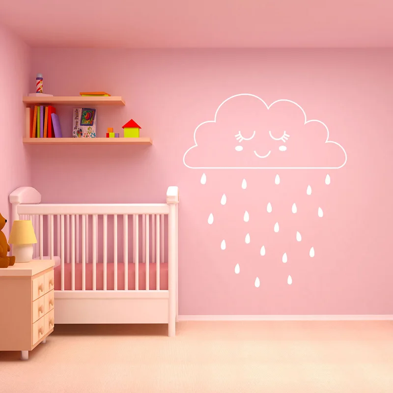 Cloud girl raining DIY art wall sticker Cute kids children's bedroom home decoration stickers Mural Decals wallpaper poster
Cloud girl raining DIY art wall sticker Cute kids children's bedroom home decoration stickers Mural Decals wallpaper poster
