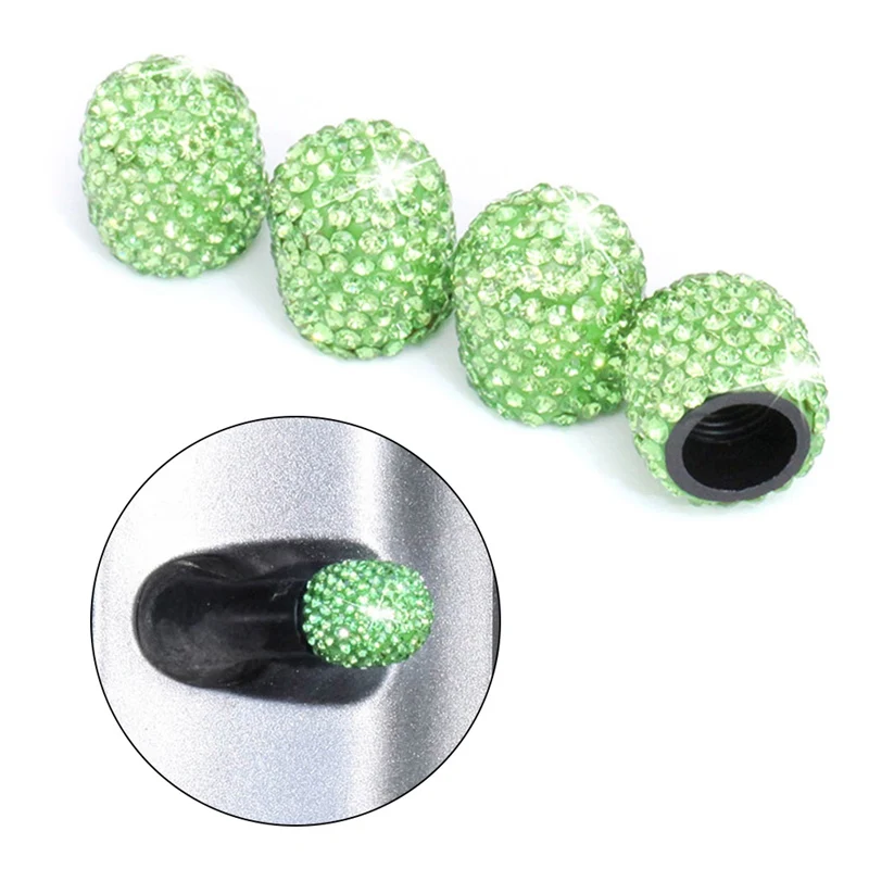 4Pcs/Lot Universal Handmade Crystal Rhinestone Car Tire Valve Caps Diamond Shining Dustproof Bling Caps Car Styling Accessories
4Pcs/Lot Universal Handmade Crystal Rhinestone Car Tire Valve Caps Diamond Shining Dustproof Bling Caps Car Styling Accessories