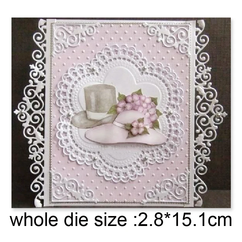 Hollow lace metal cutting knife mold handmade DIY embossed carbon steel craft cutting mold 2021 greeting card handmade
Hollow lace metal cutting knife mold handmade DIY embossed carbon steel craft cutting mold 2021 greeting card handmade