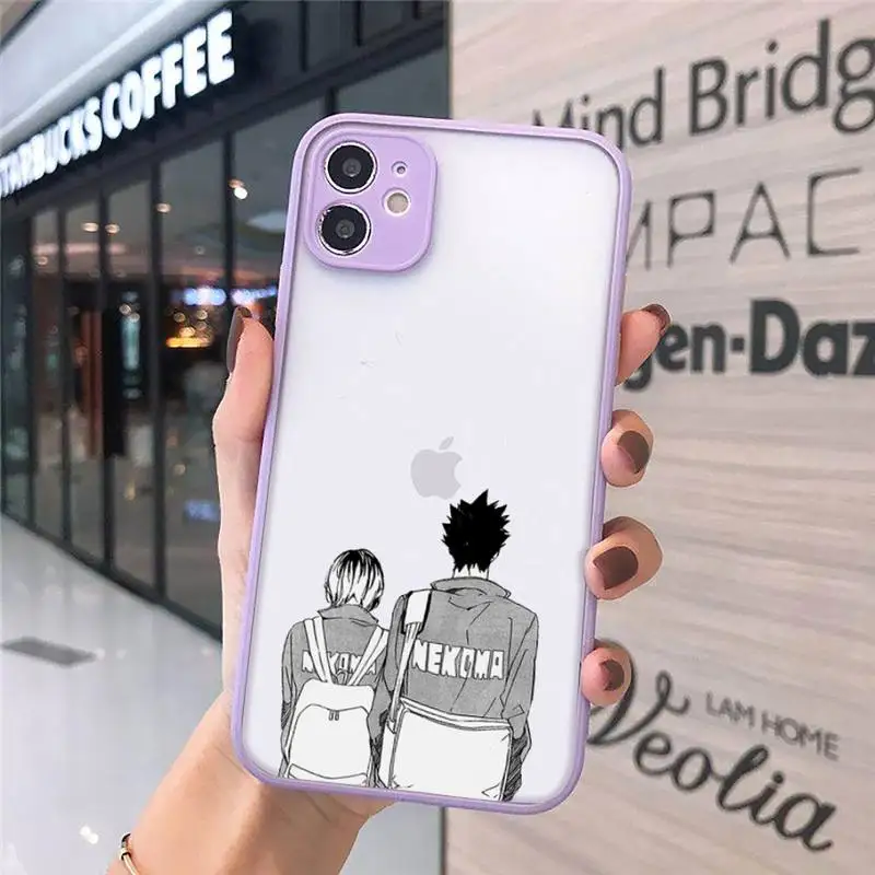 Cute Japan Anime Oya Haikyuu Phone Case Matte Transparent For iPhone 12 Mini 11 Pro XR XS Max 7 8 Plus
Cute Japan Anime Oya Haikyuu Phone Case Matte Transparent For iPhone 12 Mini 11 Pro XR XS Max 7 8 Plus