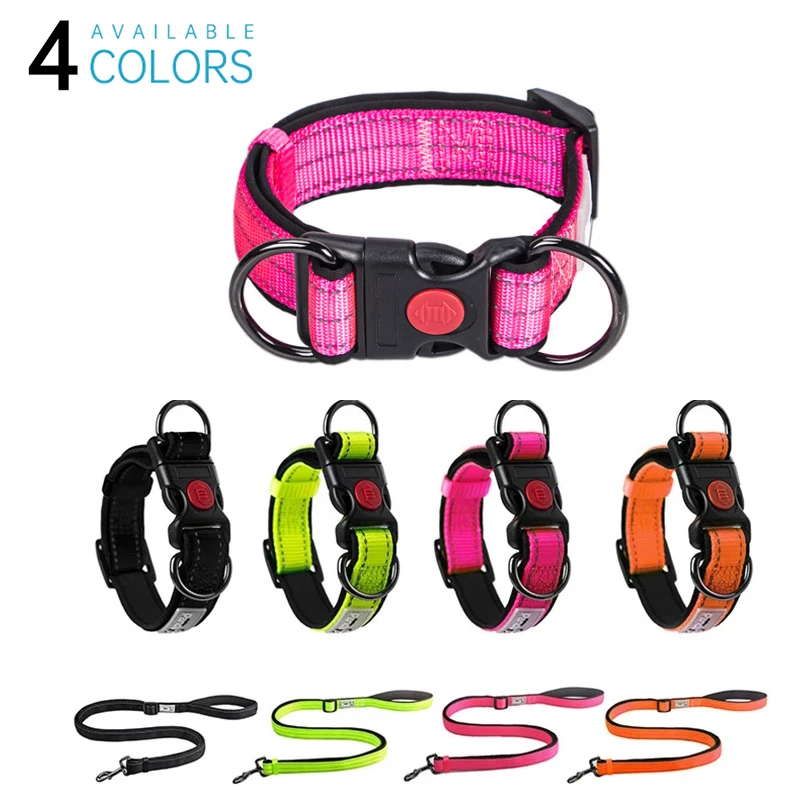 Reflective Pet Leash Collar Set Dog Traction Rope Nylon Comfortable Durable Small Medium Large Dog Supplies Collar Perro Correa
Reflective Pet Leash Collar Set Dog Traction Rope Nylon Comfortable Durable Small Medium Large Dog Supplies Collar Perro Correa