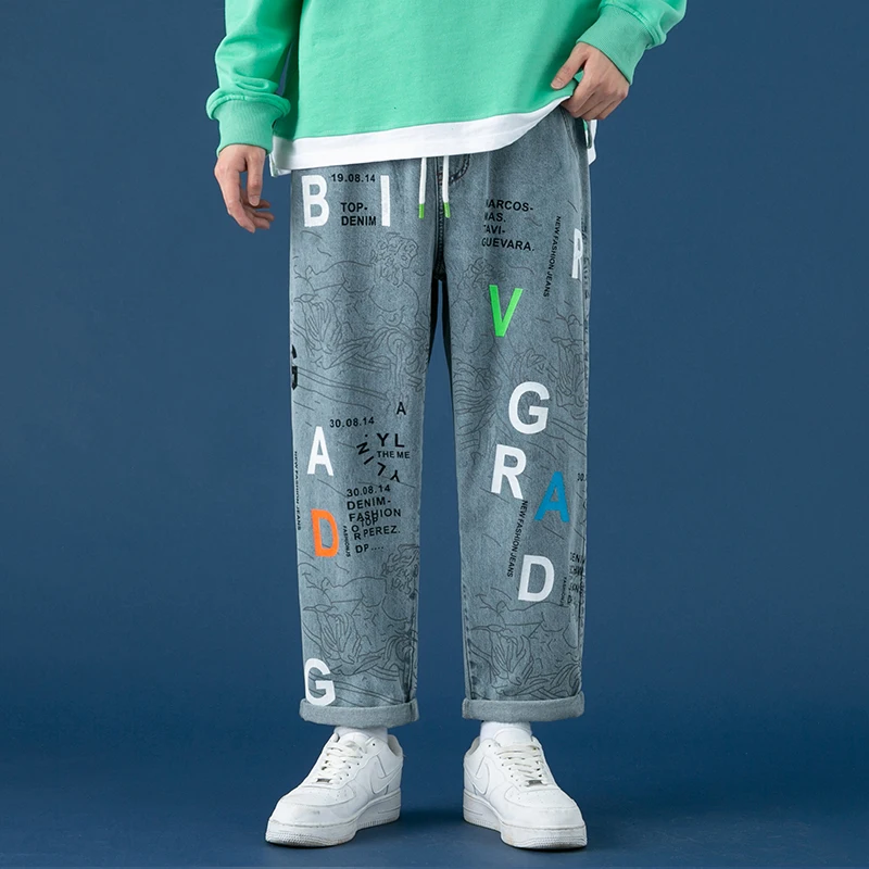 New 2021 Popular Jeans for Men Trousers Cargo Denim Overalls Baggy Wide Leg Oversize Men's Pants
New 2021 Popular Jeans for Men Trousers Cargo Denim Overalls Baggy Wide Leg Oversize Men's Pants