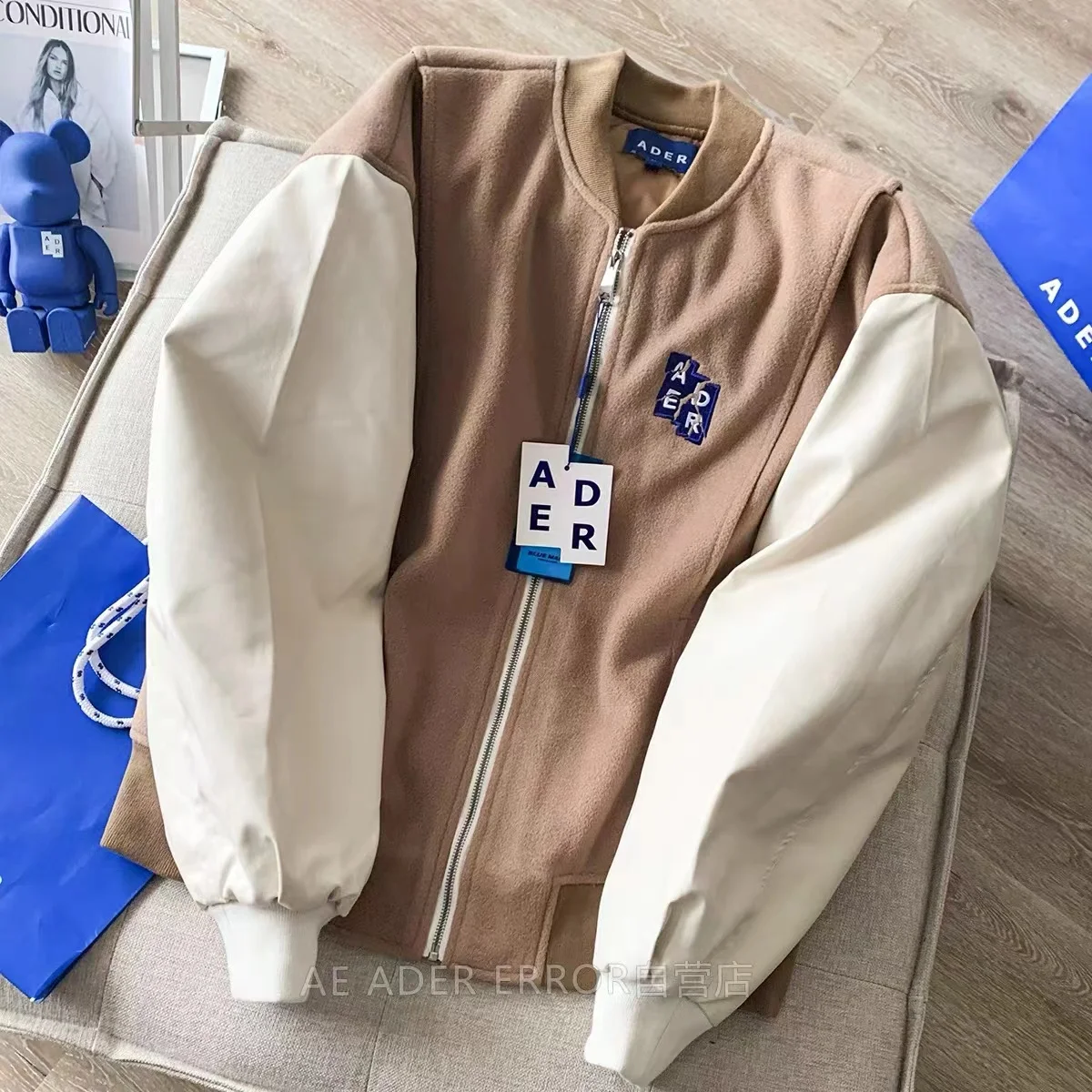 ADER ERROR Fall/Winter 6th Anniversary Limited Jacket 1:1 Cracked Letters ADER LOGO Korean High Quality Baseball Uniform Jacket
ADER ERROR Fall/Winter 6th Anniversary Limited Jacket 1:1 Cracked Letters ADER LOGO Korean High Quality Baseball Uniform Jacket