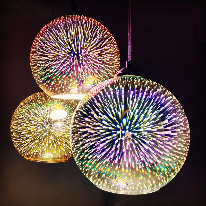 Modern 3d Colorful Nordic Starry Sky Hanging Glass Shade Pendant Lamp Lights E27 Led For Kitchen Restaurant Living Room lampen
Modern 3d Colorful Nordic Starry Sky Hanging Glass Shade Pendant Lamp Lights E27 Led For Kitchen Restaurant Living Room lampen