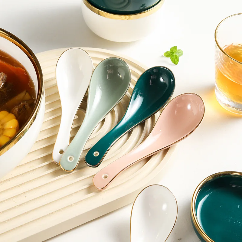 Nordic Style Household Ceramic Phnom Penh Small Spoon Solid Color Spoon Hotel Restaurant Soup Spoons Kitchen Supplies 4PCS ZB470
Nordic Style Household Ceramic Phnom Penh Small Spoon Solid Color Spoon Hotel Restaurant Soup Spoons Kitchen Supplies 4PCS ZB470