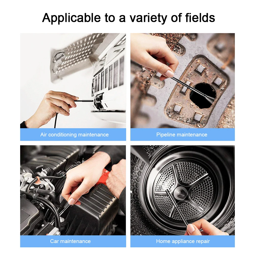 1200P Dual-Lens Endoscope Wireless Endoscope 2 Million Pixels 8 LED Lights Inspection Camera Dual Lens Camera For Android IOS
1200P Dual-Lens Endoscope Wireless Endoscope 2 Million Pixels 8 LED Lights Inspection Camera Dual Lens Camera For Android IOS