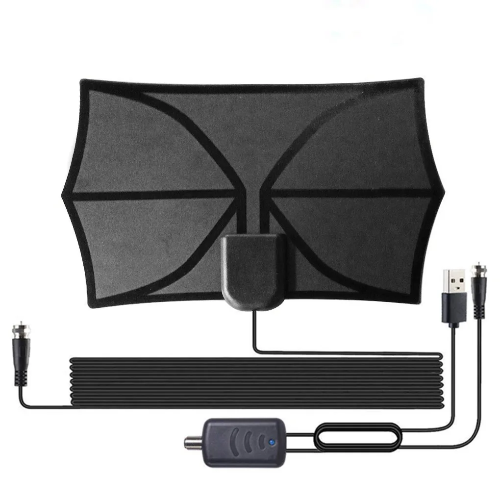 1080p Indoor TV Antenna Digital Television Signal Mini Aerial 960 Miles Range with Coaxial Cable
1080p Indoor TV Antenna Digital Television Signal Mini Aerial 960 Miles Range with Coaxial Cable