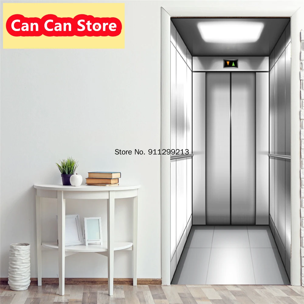 Door Stickers 3D DIY Self Adhesive Waterproof Wallpaper Mural Art Special Gift Elevator Door Sticker Gray Space Home Renovation
Door Stickers 3D DIY Self Adhesive Waterproof Wallpaper Mural Art Special Gift Elevator Door Sticker Gray Space Home Renovation