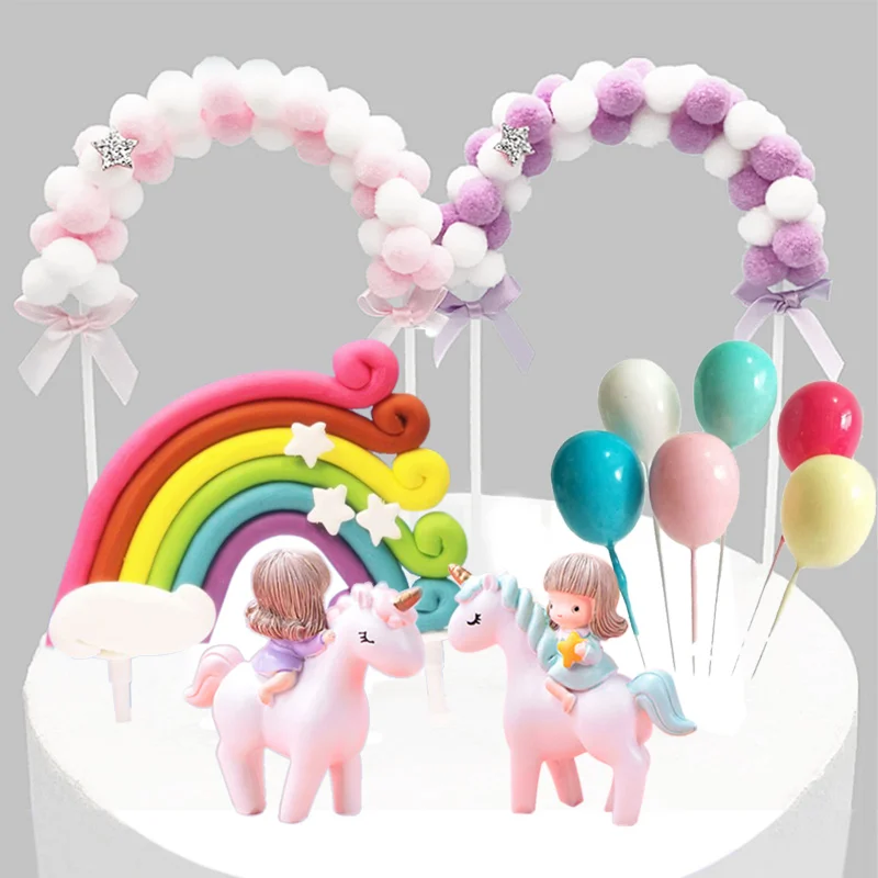 Rainbow Unicorn Cake Topper Cake Topper Unicorn Birthday Baby Shower Wedding Party Anniversary Toy Gift For Girl Kid Women Party
Rainbow Unicorn Cake Topper Cake Topper Unicorn Birthday Baby Shower Wedding Party Anniversary Toy Gift For Girl Kid Women Party