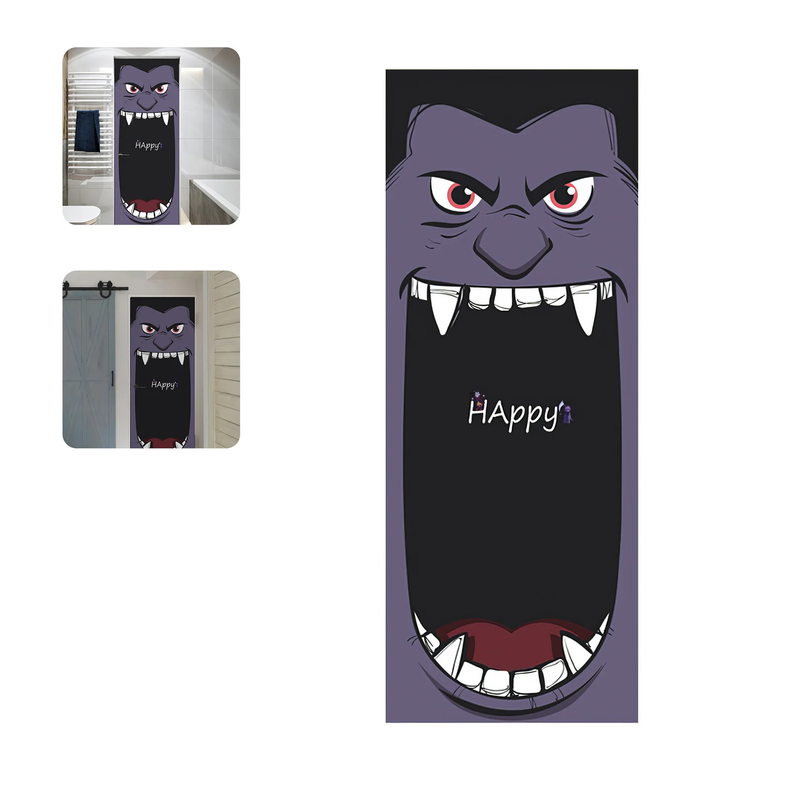 Halloween Horror Creative 3D Door Sticker Personality Door Decoration Monster Face Wall Stickers Retrofitted Wall Stickers Decor
Halloween Horror Creative 3D Door Sticker Personality Door Decoration Monster Face Wall Stickers Retrofitted Wall Stickers Decor