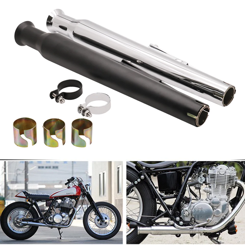 Universal Chrome Motorcycle Mufflers Silencer Motorbike Exhaust Pipe Megaphone Style For Chopper Bobber Cafe Racer
Universal Chrome Motorcycle Mufflers Silencer Motorbike Exhaust Pipe Megaphone Style For Chopper Bobber Cafe Racer